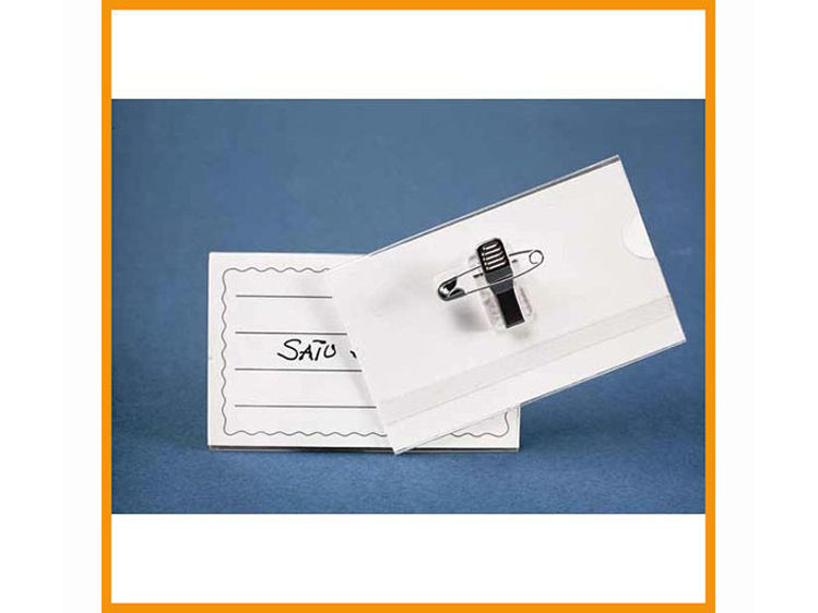 Picture of 0019-Credential Holder With Clip And Pin 5.5 X 8.9 Cm